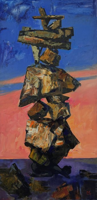 Malerei "TARNUNG", maler/-in Juliette Brekman Öl Leinwand in der Jose Art Gallery