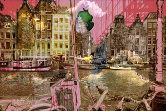 Photography "Amsterdam view opus 1207" by photographer Geert Lemmers at Jose Art Gallery