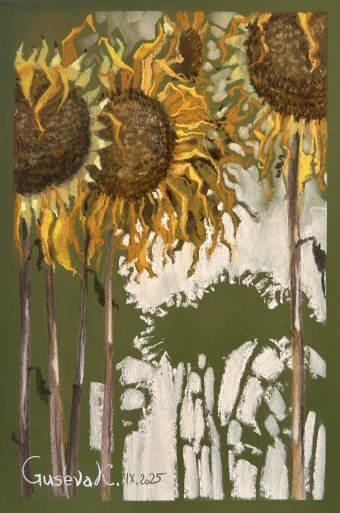 Графика "Дыхание перемен", иллюстратор Guseva K. пастель бумага в Jose Art Gallery