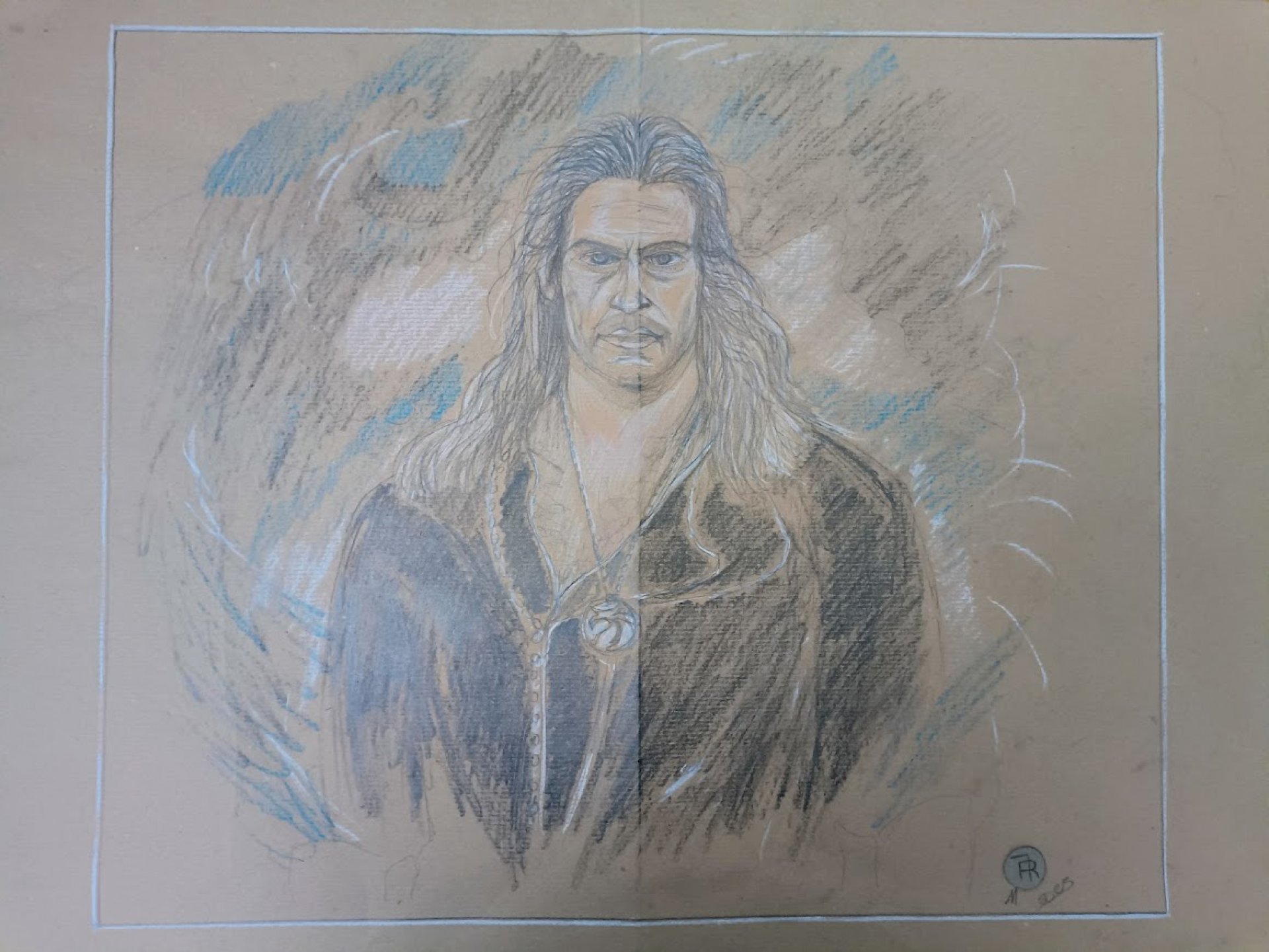 The Witcher: Hero in the Fantasy World Drawing - roberto ferrando
