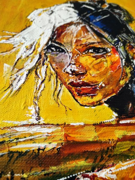 Additional view 2: Impressionism Interior Painting Dance on the Palette by painter Alexander Aksyonov acrylic canvas 