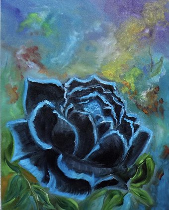 Black Dazzling Rose