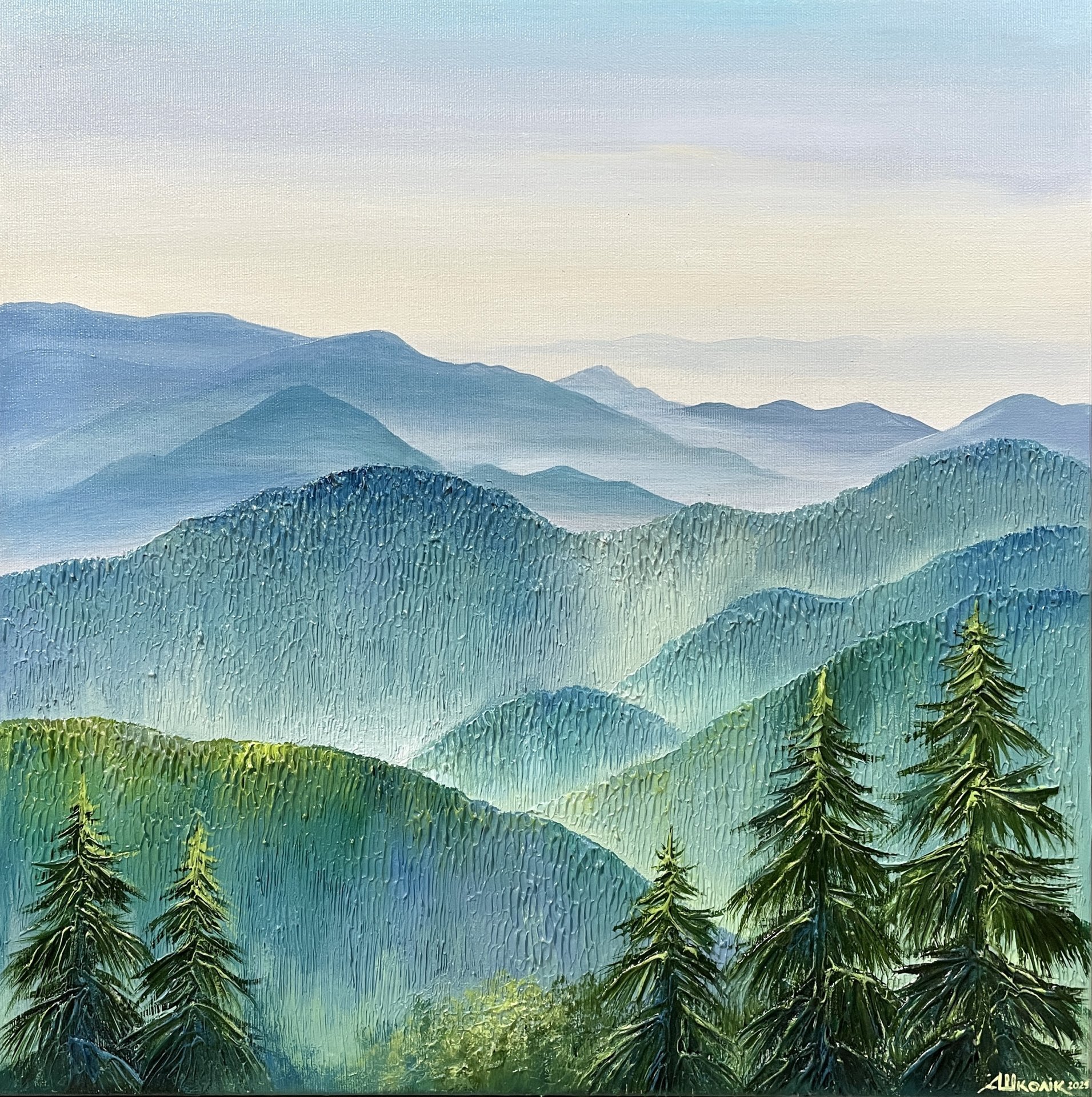 Картина «Карпатські гори», Anna Shkolik - Jose Art Gallery