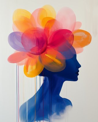 Malarstwo "Ciężar koloru Abstrakcja emocjonalna", malarz Tatiana Taner atrament płótno w Jose Art Gallery