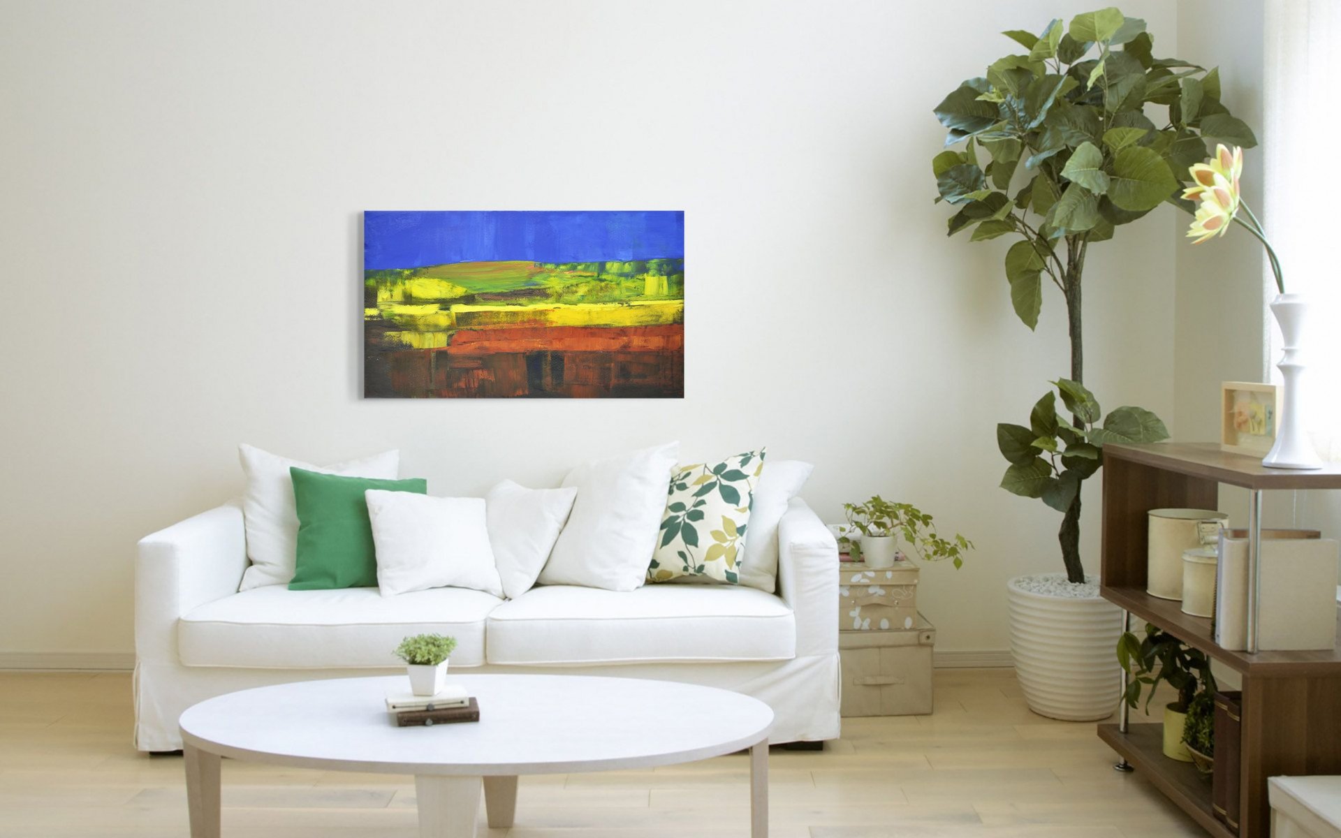 The unplowed land - painting