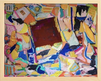 Живопись "Карнавал животных", живописец Geert Lemmers акрил дерево в Jose Art Gallery