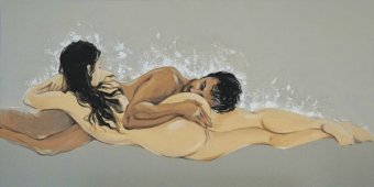 Pintura "Reunión", pintor Irtsya Boyko acrílico lienzo en Jose Art Gallery