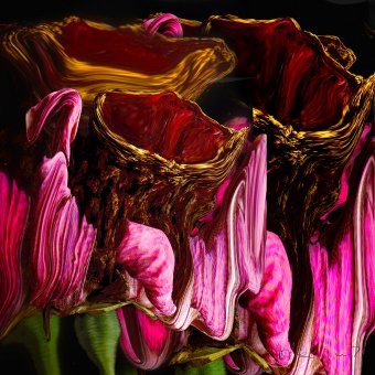 Fotografia "Fiore a calice dorato", fotografo Geert Lemmers alla Jose Art Gallery