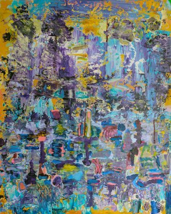 Живопись "Тайна и материя 8", живописец Geert Lemmers акрил дерево в Jose Art Gallery