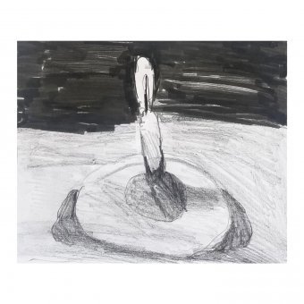 Die Kerze 2024 Zeitgenössische Zeichnung