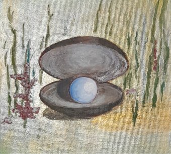 Malarstwo "Tajemnice głębin inspirują zdumienie", malarz Fa Ley akryl płótno w Jose Art Gallery