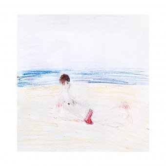 Ruhiger Strandsonnenuntergang 2024