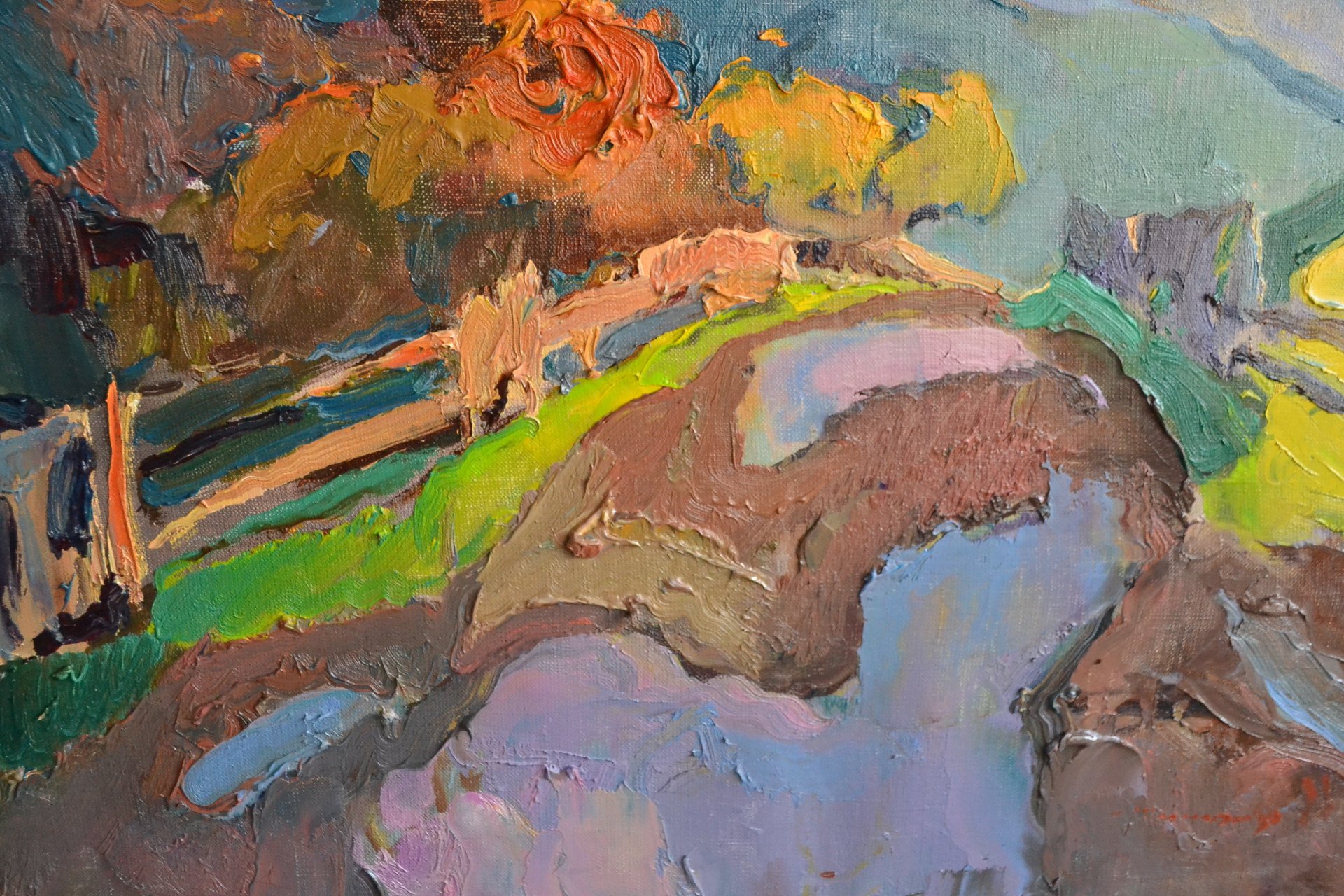 Puddle - painting