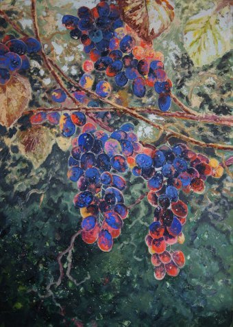 Oil painting Gifts of Autumn