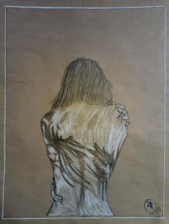 Graphique "Silent Track", illustrateur roberto ferrando crayon papier à la Jose Art Gallery