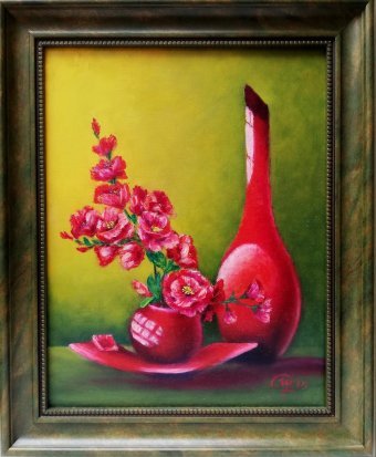 Floral Harmony - FRAMED