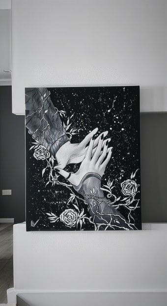 Живопис "Дві руки", живописець Elena Kononchuk акрил холст в Jose Art Gallery