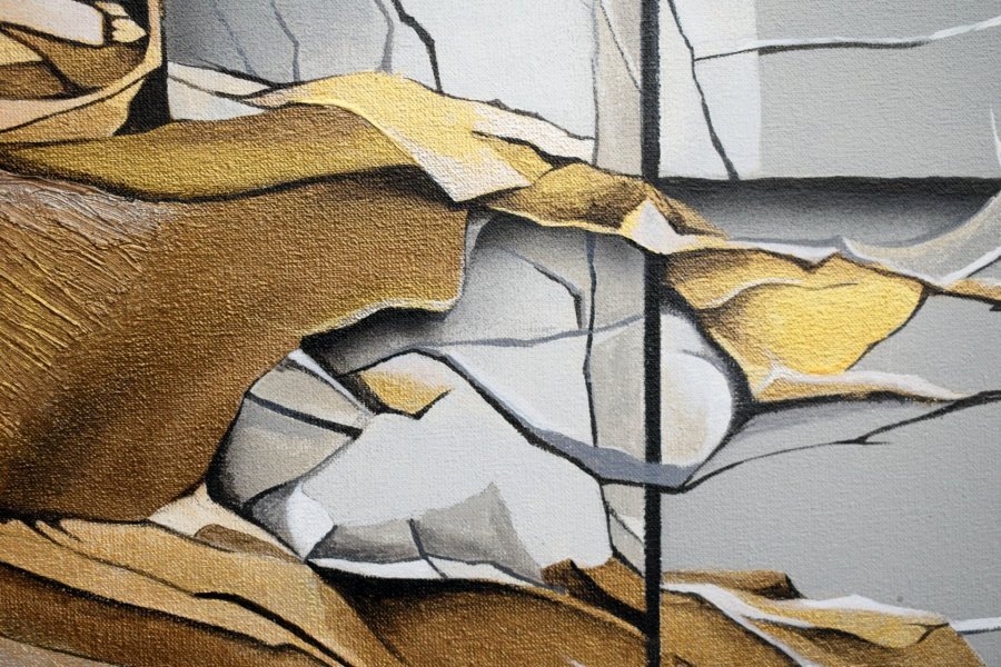 Dodatkowy obraz 3: Abstrakcjonizm Wnętrze Malarstwo "Wir emocji", malarz Viktor Babak akryl płótno 