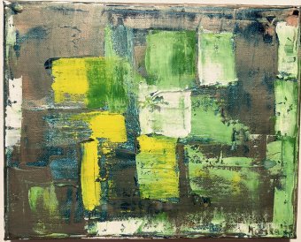 Pintura "Ecos de elevación", pintor M.E.G técnica mixta lienzo en Jose Art Gallery