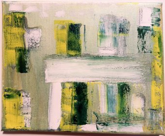 Pintura "Ecos de elevación II", pintor M.E.G técnica mixta lienzo en Jose Art Gallery