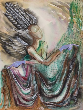 Gráfico "Directions", ilustrador Yana Dmitrieva técnica mixta papel en Jose Art Gallery