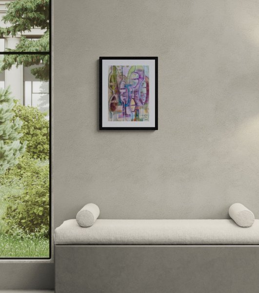 My inner Zen Painting by Yana Dmitrieva - Jose Art Gallery