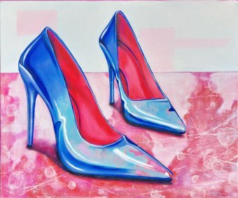 Painting "Beyond" by painter Emanuela De Petrillo oil canvas at Jose Art Gallery