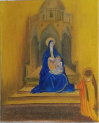 Живопис "Значок", живописець Sebastiana Leonardi масло холст в Jose Art Gallery