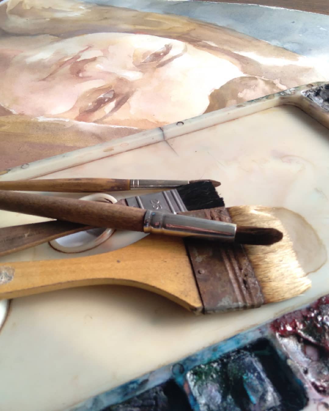 Ira, portrait - painting