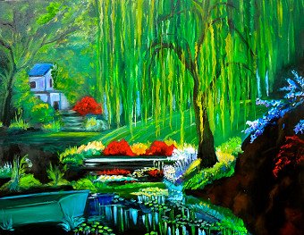 Hidden Home on Monet's Pond