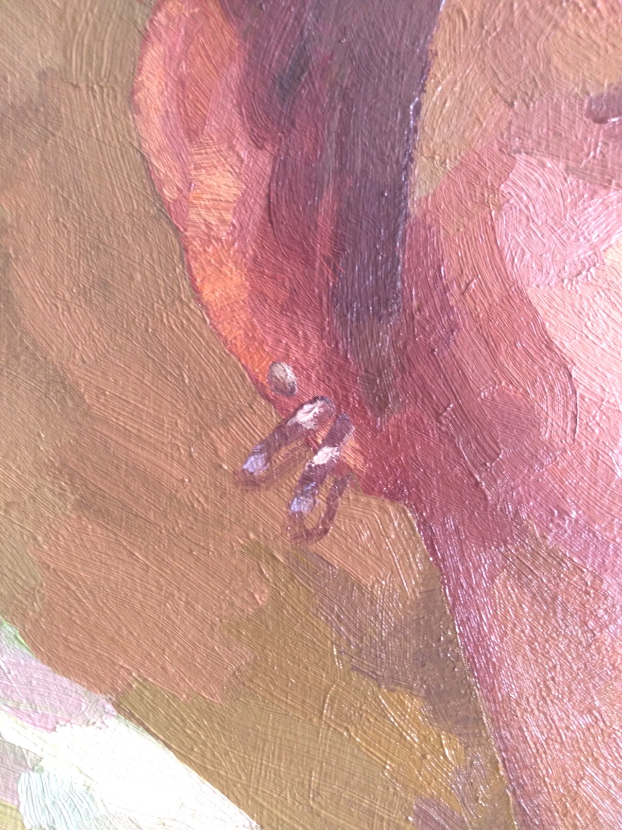 Morning light. Julia - painting