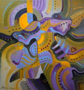 Painting "Tropical" by painter Serhii Voichenko oil canvas at Jose Art Gallery