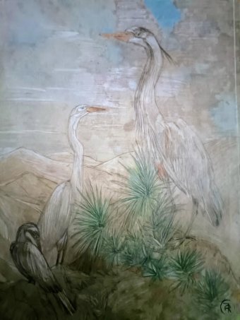 Drawing "Wings of Nature" by illustrator roberto ferrando pencil paper at Jose Art Gallery