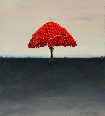Painting "Autumn jubilation" by painter Andriy Klishyn oil glass at Jose Art Gallery