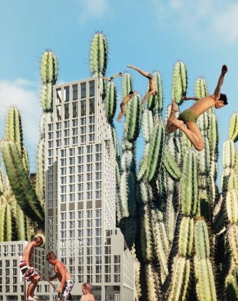 Digitale Kunst "Sprungraum", digitale/-r künstler/-in Mag Art in der Jose Art Gallery