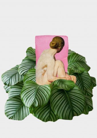 Digitale Kunst "Mädchen mit Blume – Digitale Collage", digitale/-r künstler/-in Mag Art in der Jose Art Gallery