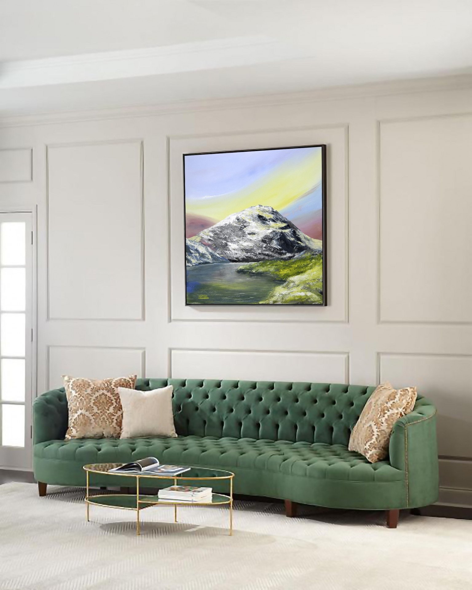 Calm and you achieve - painting