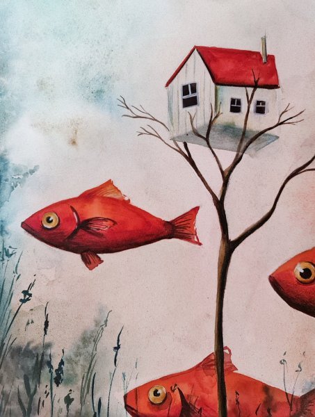 The Place I Keep Inside Drawing - Evgenia Smirnova