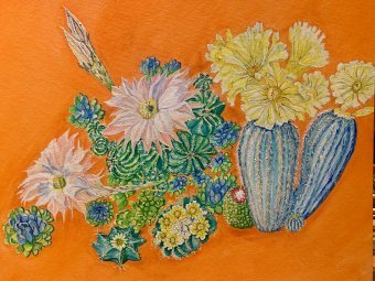 Malarstwo "Szczęście", malarz Angelo Ferro olej karton w Jose Art Gallery