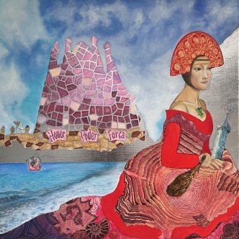 Живопись "Испания: точка сборки", живописец Ольга Серебрянская смешанная техника холст в Jose Art Gallery