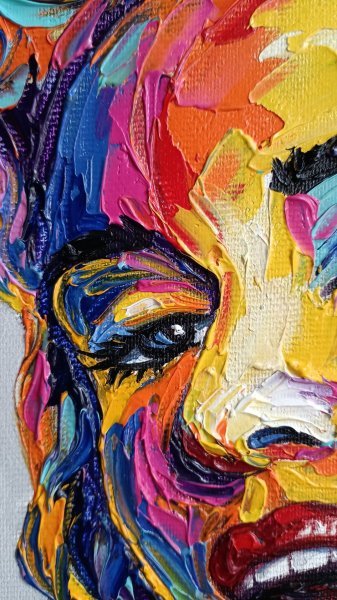 Additional view 7: Contemporary Art Portrait Painting Marilyn Monroe by painter Anastasia Kozorez oil canvas 