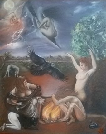 Живопис "Маски Еул Еуд Вунс", живописець Svetlana Nesterova масло холст в Jose Art Gallery