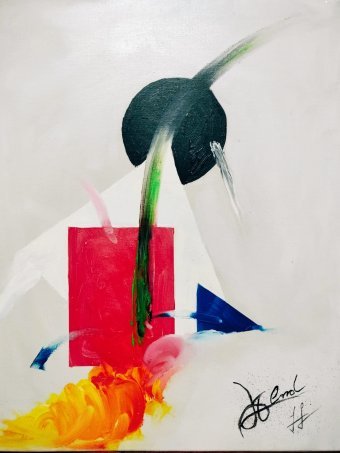 Painting "Alma" by painter Ilie Lucian Sofrone oil canvas at Jose Art Gallery