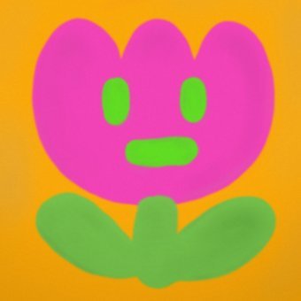 Painting "Fleur de Rêve" by painter Ivie Ives acrylic canvas at Jose Art Gallery