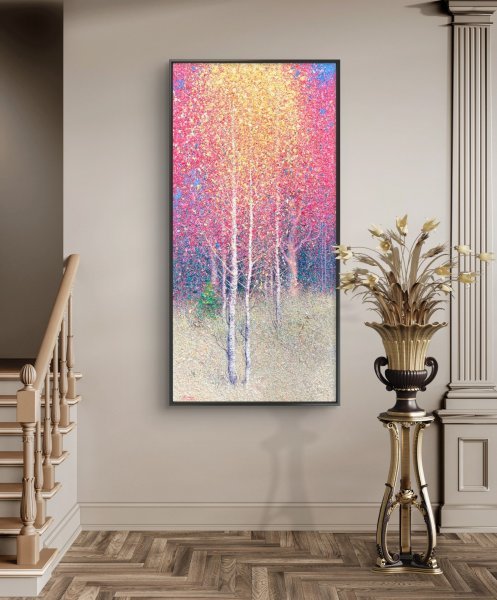 Additional view 10: Impressionism Landscape Painting Autumn Poetry by painter Andrii Kovalyk oil canvas 