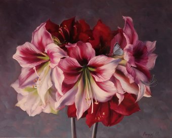 Живопис "Квіткова гармонія", живописець Olena i Gennady Vulysk масло холст в Jose Art Gallery