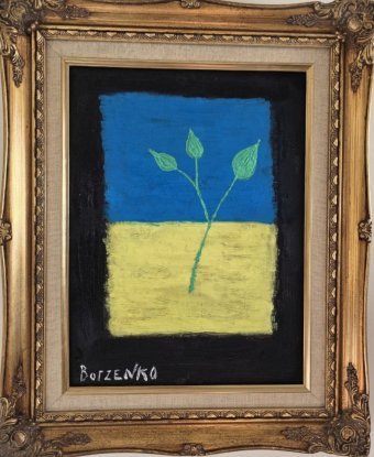 Graphik "Ein Hoffnungsschimmer inmitten von Dunkelheit", illustrator Grigoriy Borzenko Öl Leinwand in der Jose Art Gallery