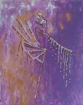 Живопись "Миракуру", живописец Ludveg Kandinsky II акрил холст в Jose Art Gallery