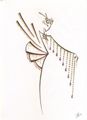 Графика "Миракуру", иллюстратор Ludveg Kandinsky II чернила бумага в Jose Art Gallery