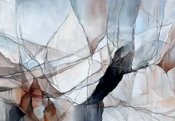 Malarstwo "Estetyka wrażliwości: odzyskiwanie równowagi wewnętrznej", malarz Julia Shilo akryl płótno w Jose Art Gallery